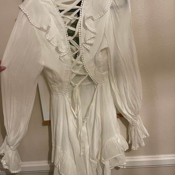 Sage And Paige ruffled up mini white - Picture 4 of 4